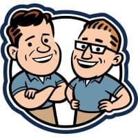 Brothers that just do Gutters logo