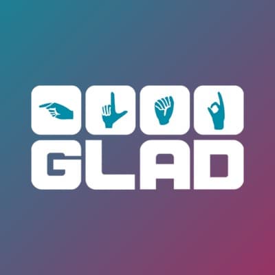 Greater Los Angeles Agency on Deafness, Inc. (GLAD) logo